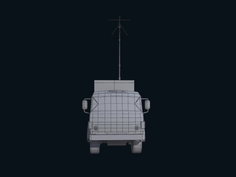 Asset - Army - Krasukha 4 EW System - 02 Realistic 3D Model