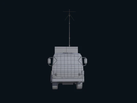Asset - Army - Krasukha 4 EW System - 02 Realistic 3D Model