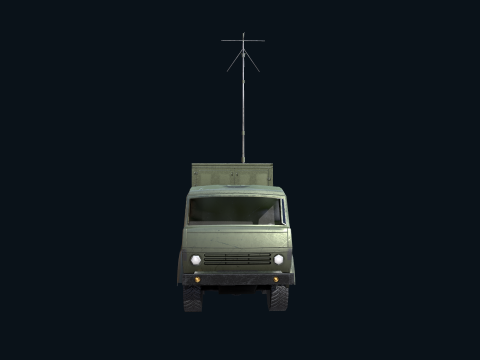 Asset - Army - Krasukha 4 EW System - 02 Realistic 3D Model