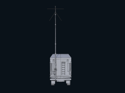 Asset - Army - Krasukha 4 EW System - 02 Realistic 3D Model