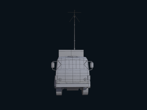 Asset - Army - Krasukha 4 EW System - 02 Realistic 3D Model