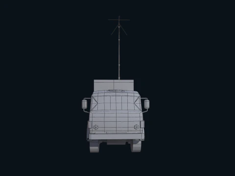 Asset - Army - Krasukha 4 EW System - 02 Realistic 3D Model