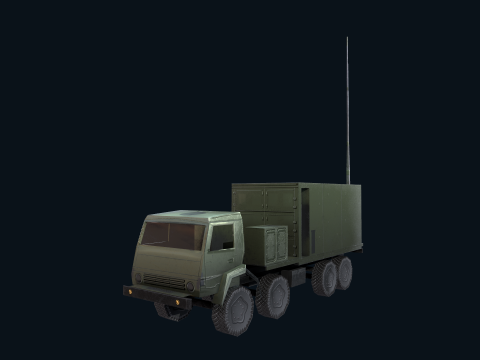 Asset - Army - Krasukha 4 EW System - 02 Realistic 3D Model