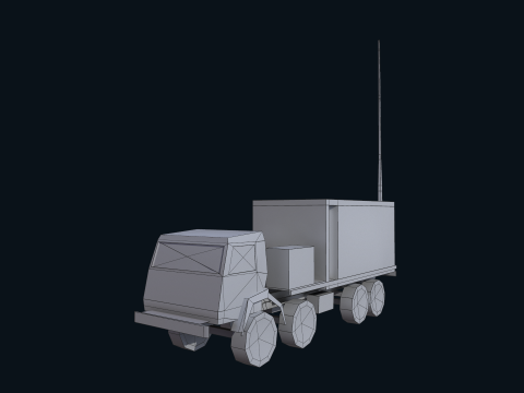 Asset - Army - Krasukha 4 EW System - 02 Realistic 3D Model