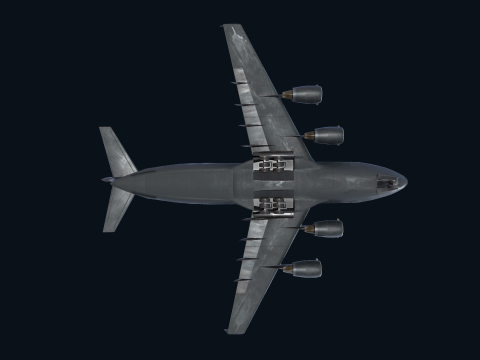 Asset - Army - C17 Globemaster III 3D MODEL REALISTIC Low-poly Modelo 3D