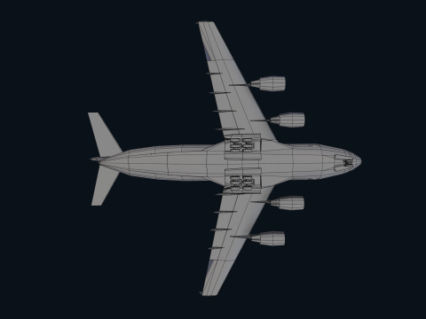 Asset - Army - C17 Globemaster III 3D MODEL REALISTIC Low-poly Modelo 3D
