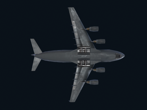 Asset - Army - C17 Globemaster III 3D MODEL REALISTIC Low-poly Modelo 3D