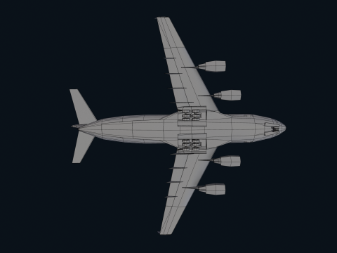 Asset - Army - C17 Globemaster III 3D MODEL REALISTIC Low-poly Modelo 3D