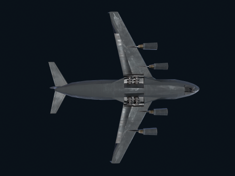Asset - Army - C17 Globemaster III 3D MODEL REALISTIC Low-poly Modelo 3D