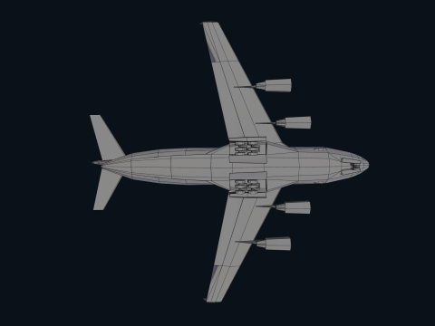 Asset - Army - C17 Globemaster III 3D MODEL REALISTIC Low-poly Modelo 3D