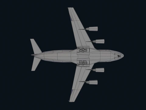 Asset - Army - C17 Globemaster III 3D MODEL REALISTIC Low-poly 3D Model