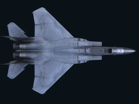Asset - Army - F15 Eagle 3D MODEL Low-poly 3D Model