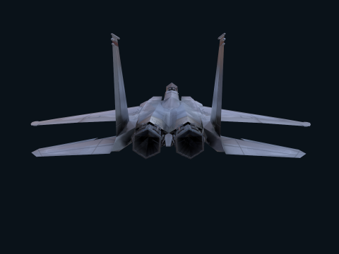 Asset - Army - F15 Eagle 3D MODEL Low-poly Modèle 3D