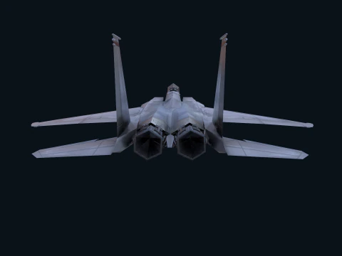 Asset - Army - F15 Eagle 3D MODEL Low-poly 3D Model