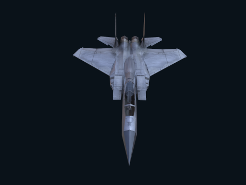Asset - Army - F15 Eagle 3D MODEL Low-poly Modèle 3D