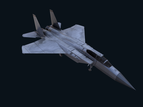Asset - Army - F15 Eagle 3D MODEL Low-poly Modèle 3D
