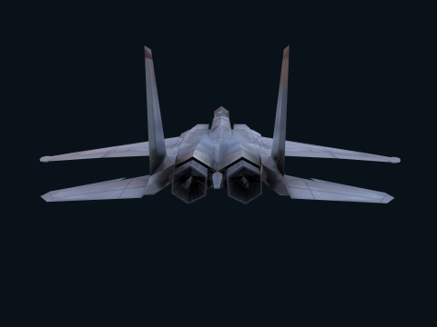 Asset - Army - F15 Eagle 3D MODEL Low-poly Modèle 3D