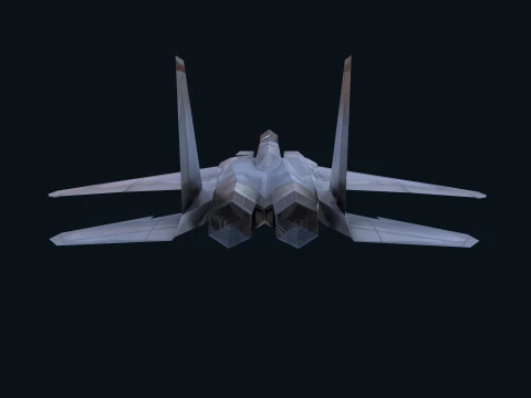 Asset - Army - F15 Eagle 3D MODEL Low-poly 3D Model