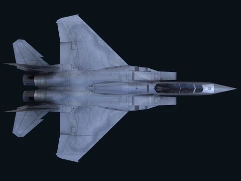Asset - Army - F15 Eagle 3D MODEL Low-poly 3D Model