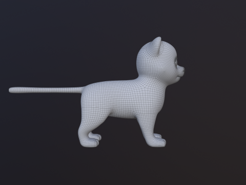 Asset - Cartoons - Animal - Tiger Rigged 3Dモデル