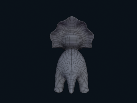 Asset - Cartoons - Dinosaur Triceratop Rigged 3D मॉडल