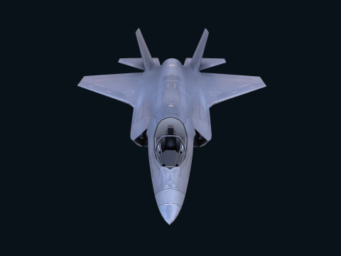 Asset - Army - F 35 Lightning II 3D MODEL Low-poly 3D Модель