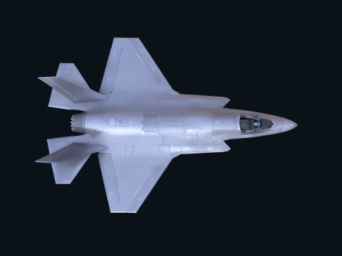 Asset - Army - F 35 Lightning II 3D MODEL Low-poly 3D Model