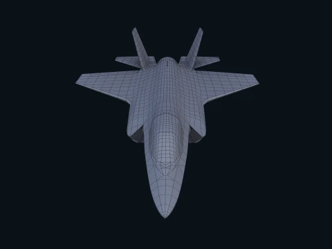 Asset - Army - F 35 Lightning II 3D MODEL Low-poly 3D Model