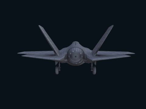 Asset - Army - F 35 Lightning II 3D MODEL Low-poly 3D Модель