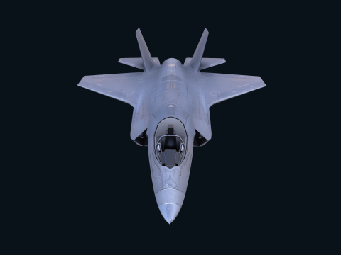 Asset - Army - F 35 Lightning II 3D MODEL Low-poly 3D Модель