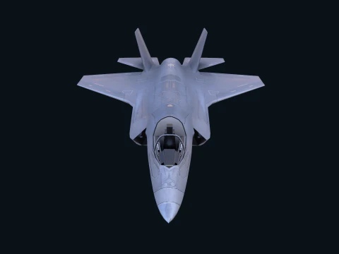 Asset - Army - F 35 Lightning II 3D MODEL Low-poly 3D Model