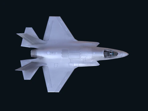Asset - Army - F 35 Lightning II 3D MODEL Low-poly 3D Model