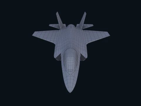 Asset - Army - F 35 Lightning II 3D MODEL Low-poly 3D Model