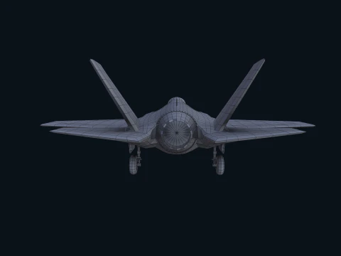 Asset - Army - F 35 Lightning II 3D MODEL Low-poly 3D Model