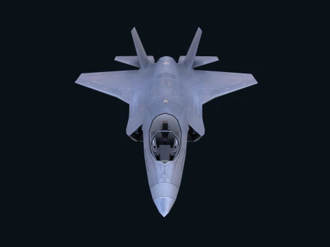 Asset - Army - F 35 Lightning II 3D MODEL Low-poly 3D Model