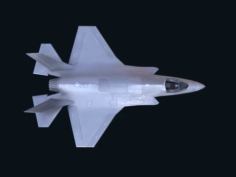 Asset - Army - F 35 Lightning II 3D MODEL Low-poly 3D Model