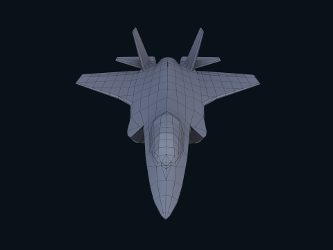 Asset - Army - F 35 Lightning II 3D MODEL Low-poly 3D Модель
