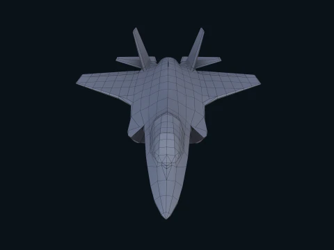 Asset - Army - F 35 Lightning II 3D MODEL Low-poly 3D Model
