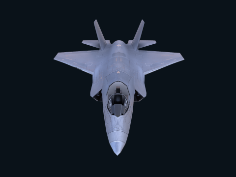 Asset - Army - F 35 Lightning II 3D MODEL Low-poly 3D Модель