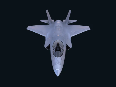 Asset - Army - F 35 Lightning II 3D MODEL Low-poly 3D Model