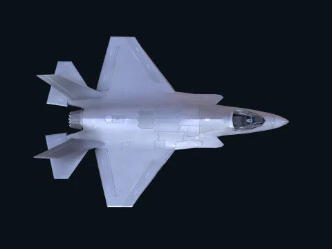 Asset - Army - F 35 Lightning II 3D MODEL Low-poly 3D Model