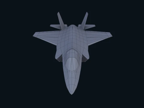 Asset - Army - F 35 Lightning II 3D MODEL Low-poly 3D Model