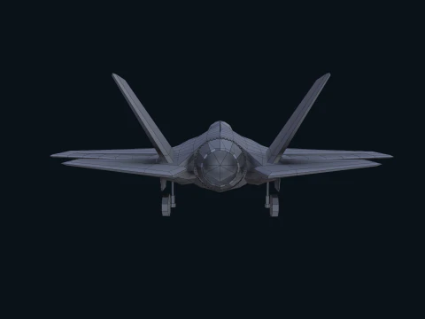 Asset - Army - F 35 Lightning II 3D MODEL Low-poly 3D Model