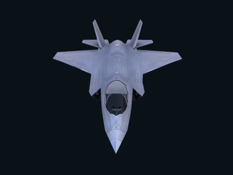 Asset - Army - F 35 Lightning II 3D MODEL Low-poly 3D Model