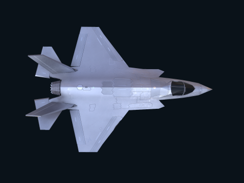 Asset - Army - F 35 Lightning II 3D MODEL Low-poly 3D Модель