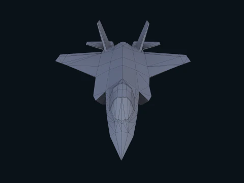Asset - Army - F 35 Lightning II 3D MODEL Low-poly 3D Model
