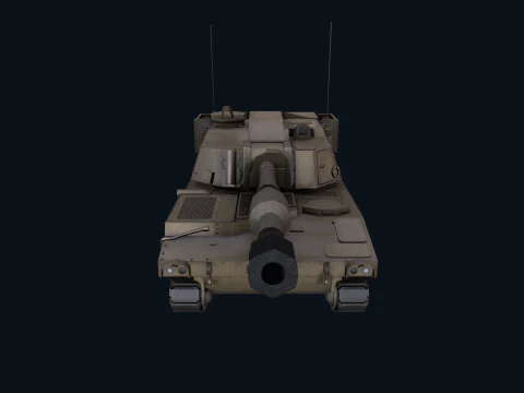 Asset - Army - M109 Howitzer Model Realistic Low-poly 3D Model
