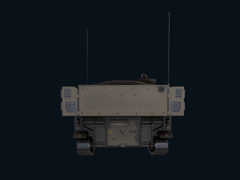 Asset - Army - M109 Howitzer Model Realistic Low-poly Modelo 3D