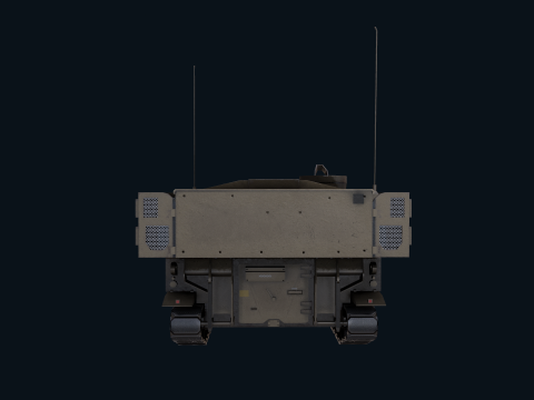 Asset - Army - M109 Howitzer Model Realistic Low-poly Modelo 3D