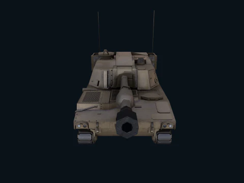 Asset - Army - M109 Howitzer Model Realistic Low-poly 3D Model